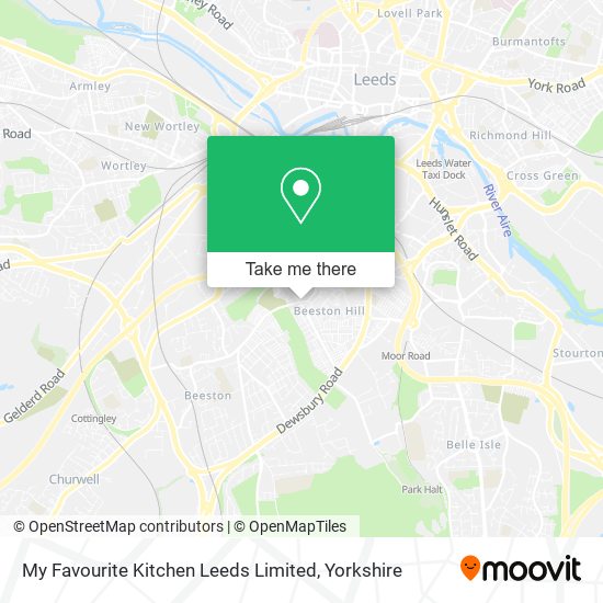 My Favourite Kitchen Leeds Limited map