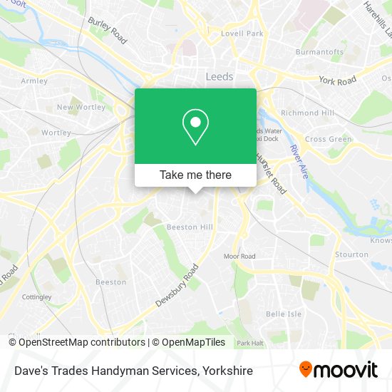 Dave's Trades Handyman Services map