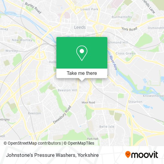 Johnstone's Pressure Washers map