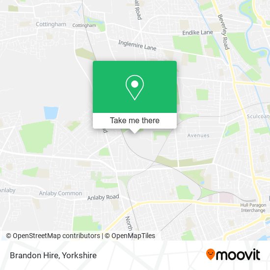 Brandon Hire map