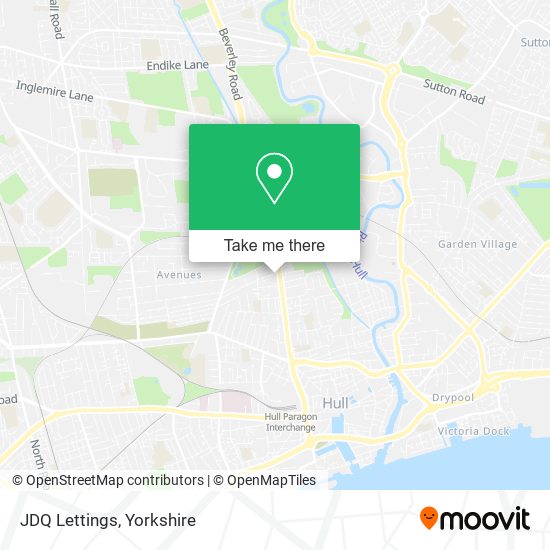 JDQ Lettings map