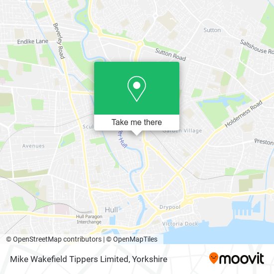 Mike Wakefield Tippers Limited map