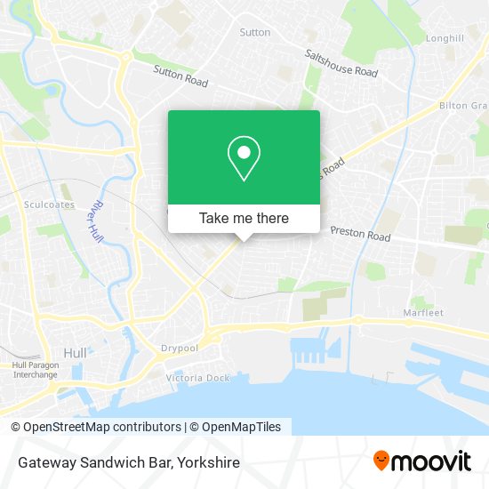 Gateway Sandwich Bar map