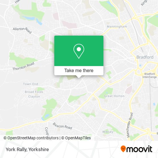 York Rally map