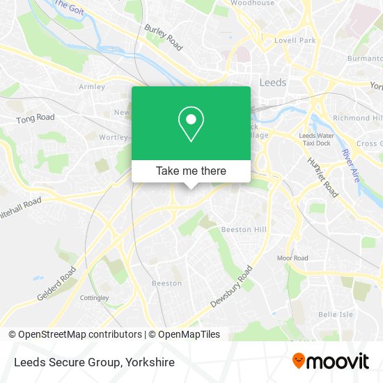 Leeds Secure Group map