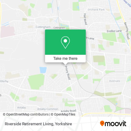 Riverside Retirement Living map