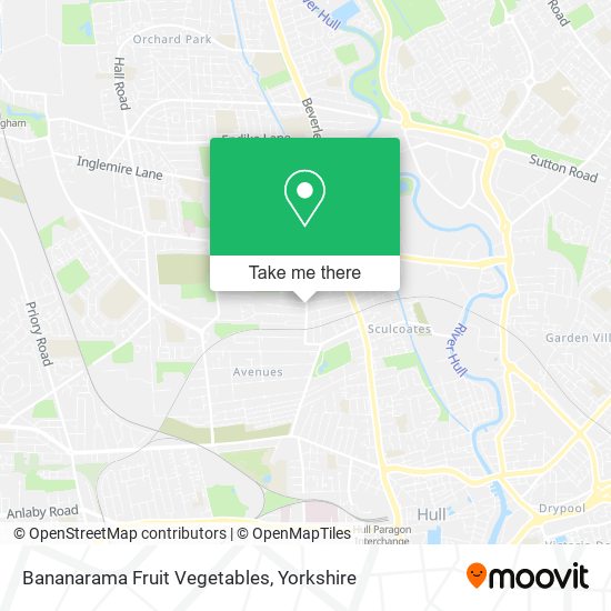 Bananarama Fruit Vegetables map