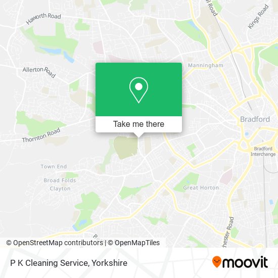 P K Cleaning Service map