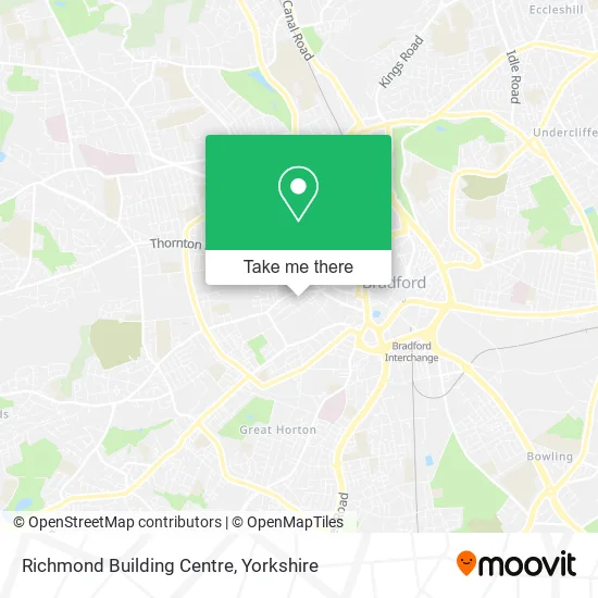 Richmond Building Centre map