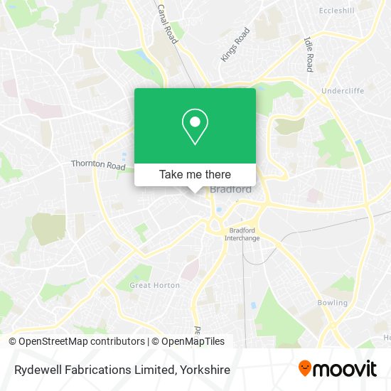 Rydewell Fabrications Limited map