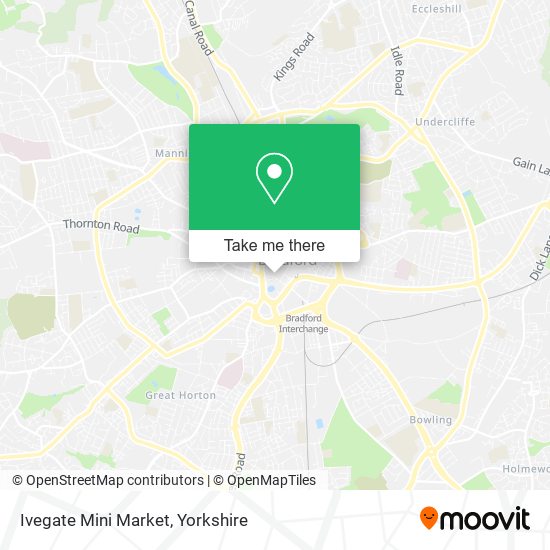 Ivegate Mini Market map