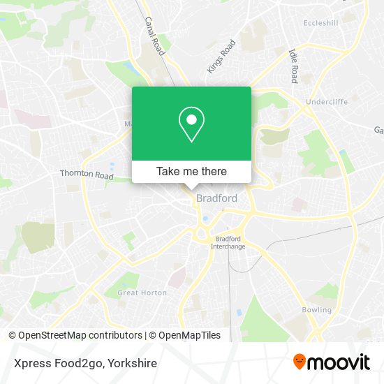 Xpress Food2go map