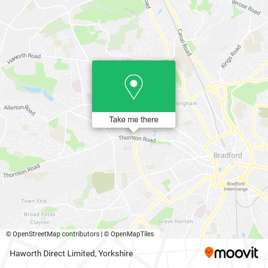 Haworth Direct Limited map