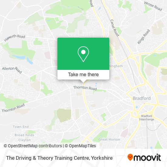 The Driving & Theory Training Centre map