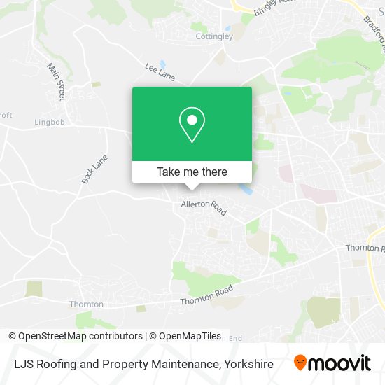 LJS Roofing and Property Maintenance map