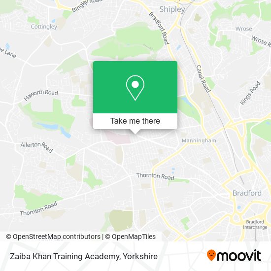 Zaiba Khan Training Academy map