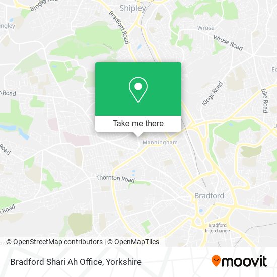 Bradford Shari Ah Office map