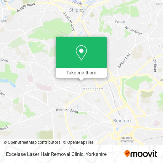 Excelase Laser Hair Removal Clinic map