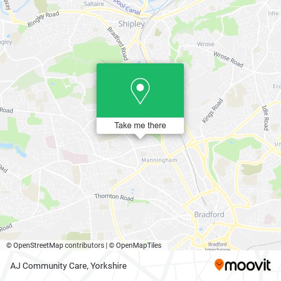 AJ Community Care map