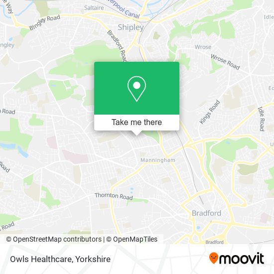 Owls Healthcare map