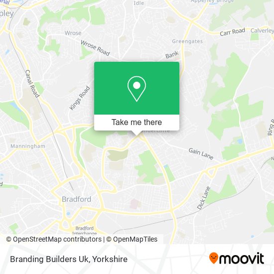 Branding Builders Uk map