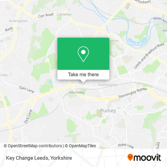 Key Change Leeds map