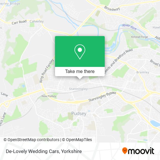 De-Lovely Wedding Cars map
