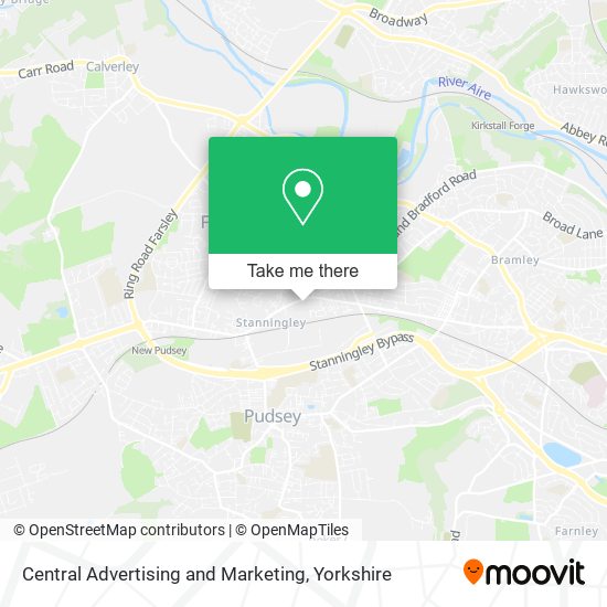 Central Advertising and Marketing map