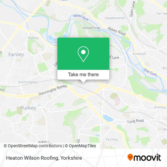 Heaton Wilson Roofing map