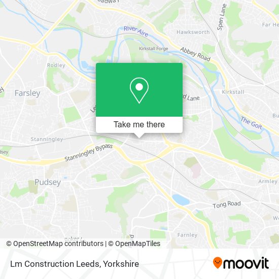 Lm Construction Leeds map