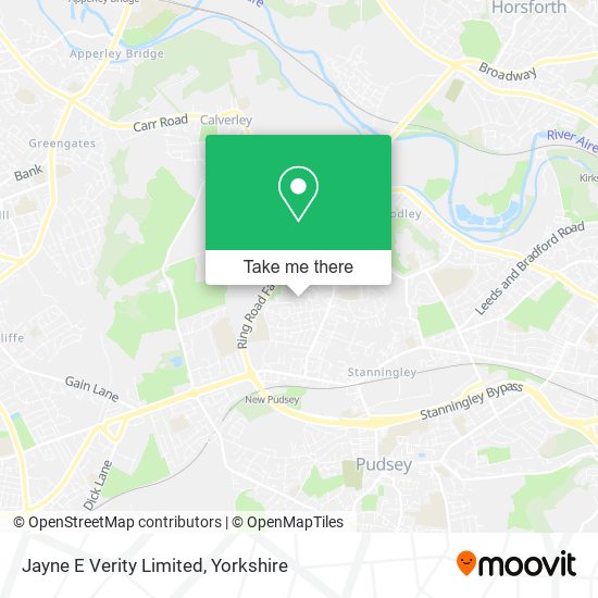 Jayne E Verity Limited map