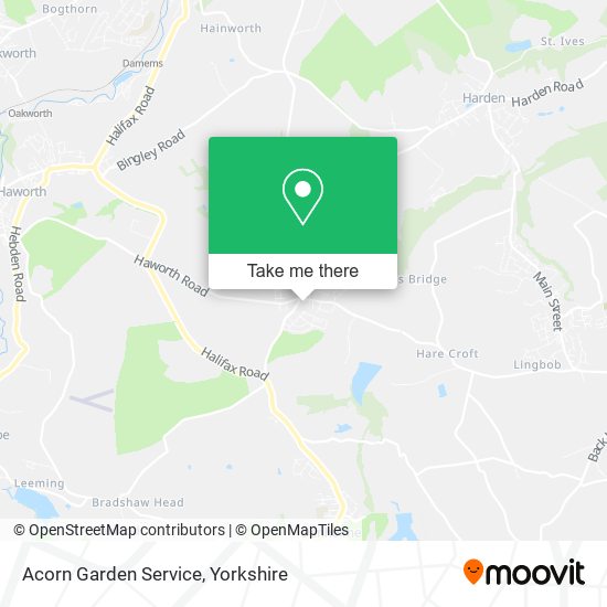 Acorn Garden Service map