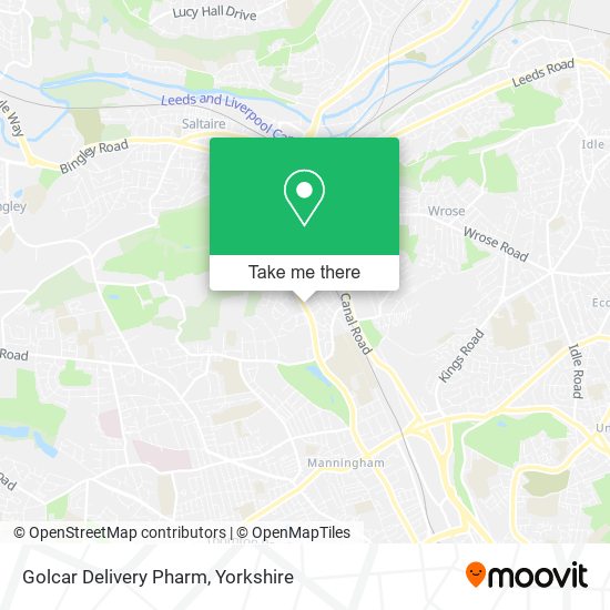 Golcar Delivery Pharm map