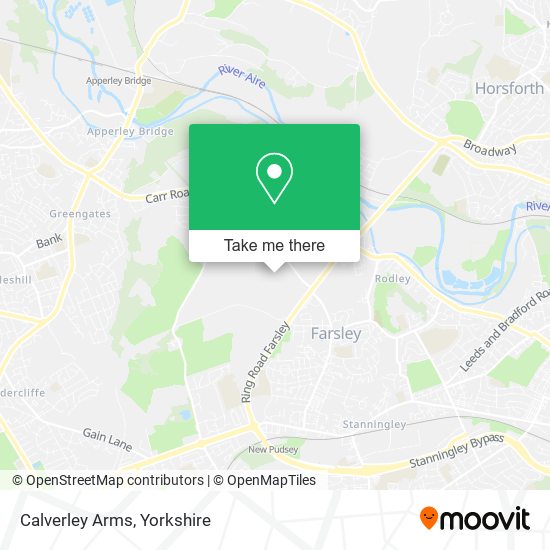 Calverley Arms map