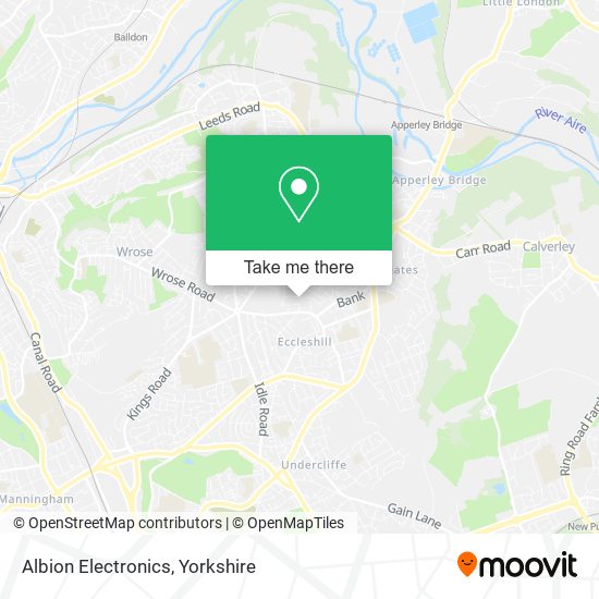 Albion Electronics map