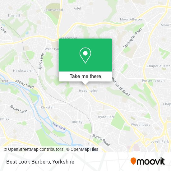 Best Look Barbers map