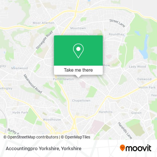 Accountingpro Yorkshire map