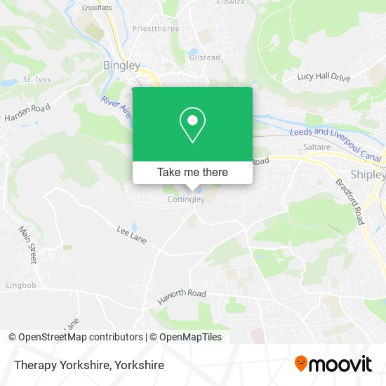 Therapy Yorkshire map