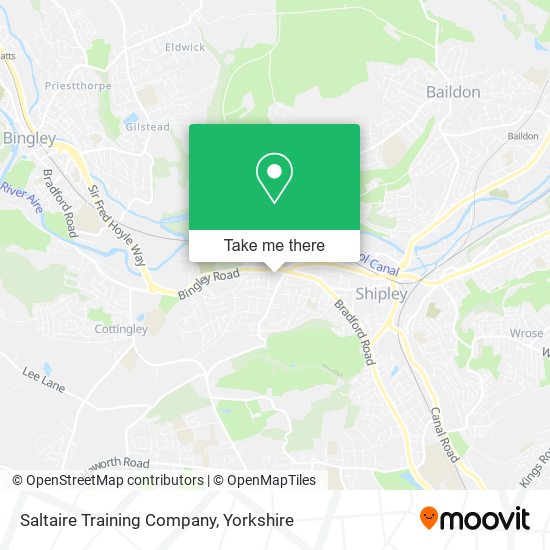 Saltaire Training Company map