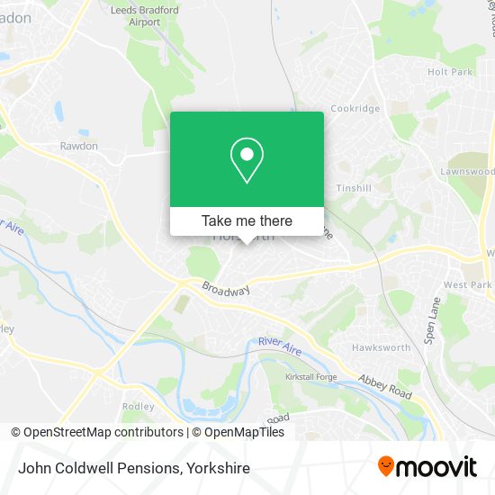 John Coldwell Pensions map