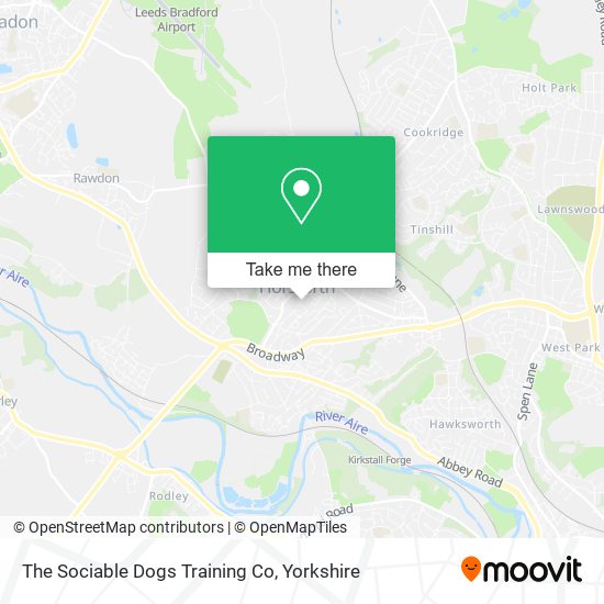 The Sociable Dogs Training Co map