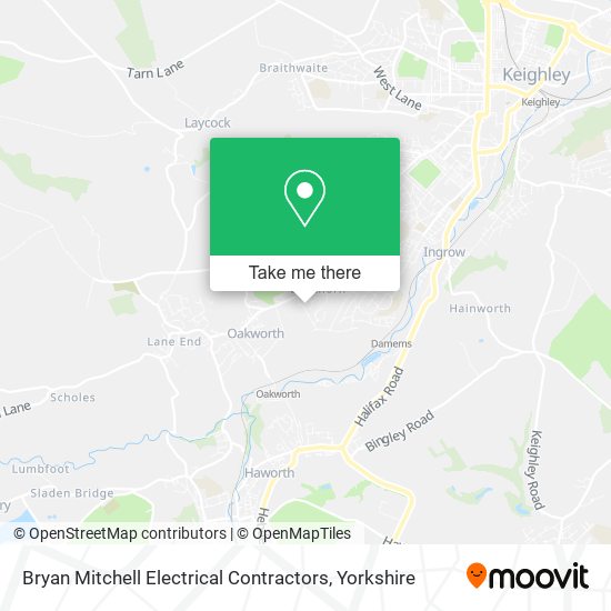 Bryan Mitchell Electrical Contractors map