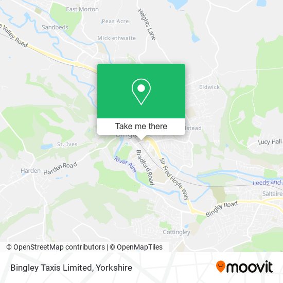 Bingley Taxis Limited map