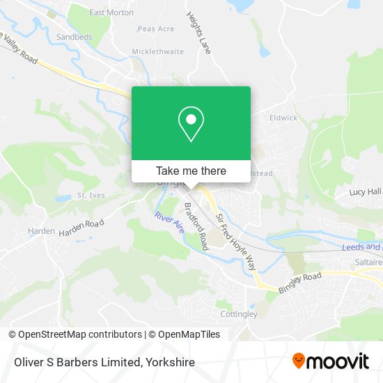 Oliver S Barbers Limited map