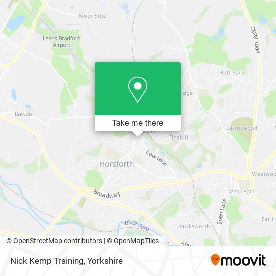 Nick Kemp Training map