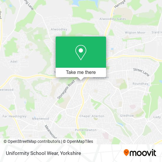 Uniformity School Wear map