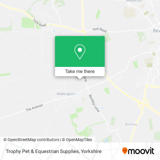 How to get to Trophy Pet Equestrian Supplies in Walkington