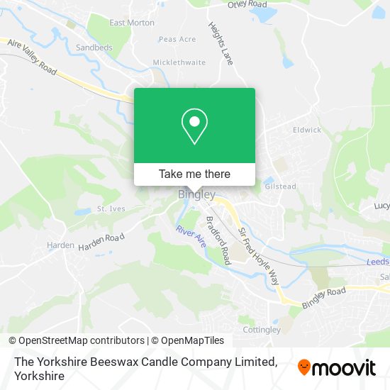 The Yorkshire Beeswax Candle Company Limited map