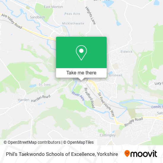 Phil's Taekwondo Schools of Excellence map