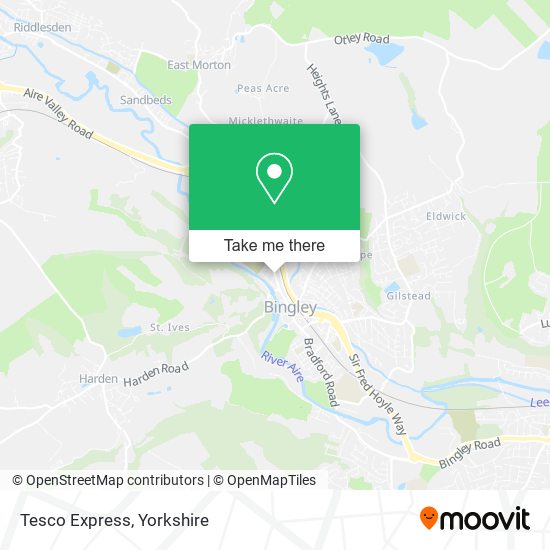 Tesco Express map